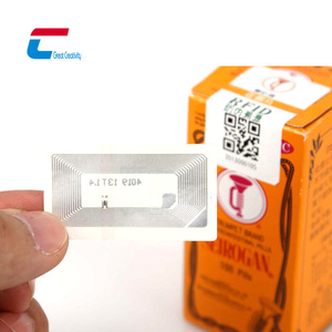 Wholesale Custom Print Programmable Tamper Proof NFC Tags Sticker ISO 15693 ICODE SLIX RFID Tag - Product Image 1
