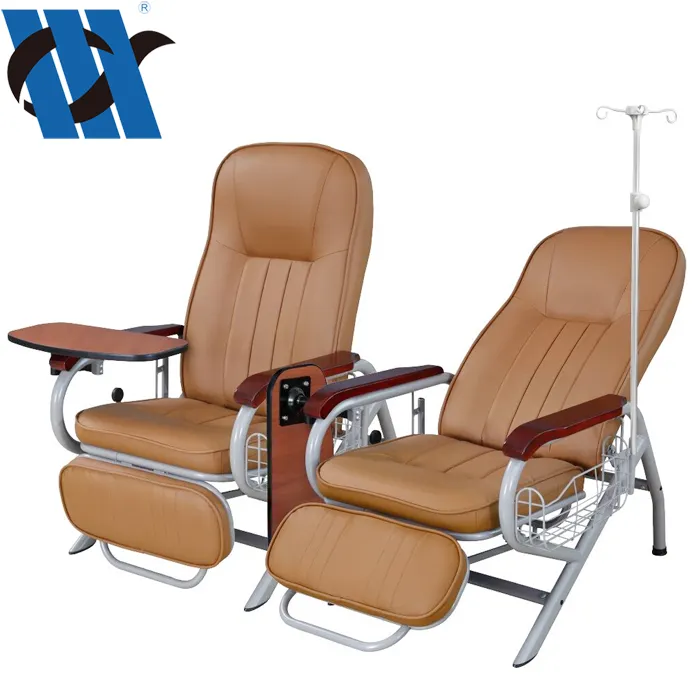 BDEC113 profesyonel üretim özelleştirilebilir elektrikli hasta görevlisi yatak tıbbi transfüzyon IV infüzyon klinik sandalye