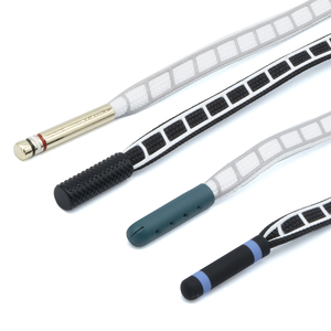 Multicolor Round Wax <strong>Custom</strong> Drawcord <strong>String</strong> With Silicone Tips for Hoodies <strong>Elastic</strong> Belts Shoelace Charms Ropes - Product Image 1