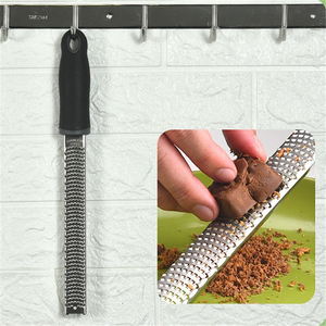 3 adet paslanmaz çelik manuel mutfak rende seti çok amaçlı kauçuk el narenciye peynir limon Zester düzenlenen - Product Image 5