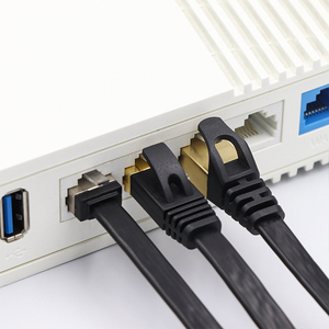 Cavo lan piatto Cat7 1m 3m 30m cavo di rete ethernet cavo FTP rj45 cavo patch 10Gbps 600Mhz per <span class=keywords><strong>computer</strong></span>