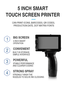 All-in-One 12.7mm Handheld Thermal Inkjet Printer 600dpi Resolution for Expiry Code Marking on Tubes &amp; Bills Screen Printer - Product Image 3