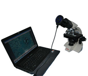 Precio al por mayor, microscopios de laboratorio digitales de 5MP, microscopio monocular/binocular/trinocular, cámara CMOS, experimentos para estudiantes - Product Image 2