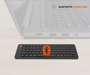 MEETION BTK001折叠迷你键盘C型磁感应多设备折叠键盘 - Product Image 5