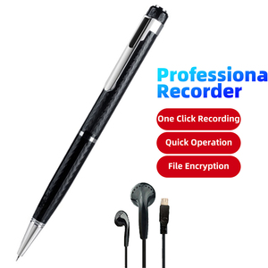 Penna digitale registratore ad attivazione vocale Audio Mini registratori ricaricabili per le lezioni di riproduzione riunioni, USB,MP3 PQ101 - Product Image 2