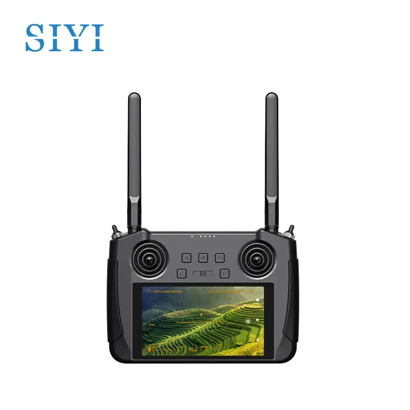 SIYI MK15 Drone Genggam Mini HD, Pengendali Jarak Jauh dengan 5.5 Inci Layar Sentuh 1080P Gambar Sistem Transmisi 3.5KM
