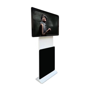 Il Totem orizzontale del chiosco del contrassegno digitale di 360 gradi del supporto da pavimento da 65 pollici ruota lo schermo di visualizzazione di pubblicità - Product Image 1