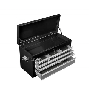 铁工具箱，带内抽屉手推车粉末涂层保护抽屉柜，带脚轮 - Product Image 3