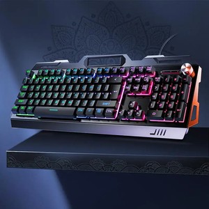 Combo de auriculares de ratón de teclado RGB mecánico de alta calidad para funda de ordenador de PC con cable de escritorio 104 teclas teclado para juegos - Product Image 4