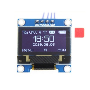 0,96-Zoll-Micro-OLED-Anzeigemodul 12864 4-polige Löcher I2C IIC Serial SSD1306 Steuer monochrom 128x64 096GW 1-teiliges AMOLED - Product Image 2