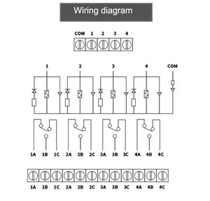 2チャンネルAC入力リレーモジュールAC 110Vまたは220VスリムDINレールマウント12Amp SPDTパワーリレーインターフェースモジュール - Product Image 5