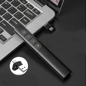 2.4G batteria di ricarica Wireless presentatore puntatore Laser USB e USB C ricevitore per la riunione di formazione e di insegnamento - Product Image 3