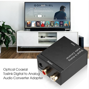 Toslink-Adaptador de convertidor de Audio Digital a analógico, Cable de alimentación USB, RCA, Coaxial óptico - Product Image 6