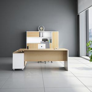 Hot Bán Giá Rẻ Hiện Đại Sang Trọng Đồ Nội Thất Văn Phòng L Hình Dạng Điều Hành Bằng Gỗ Giám Đốc Bàn Văn Phòng - Product Image 2