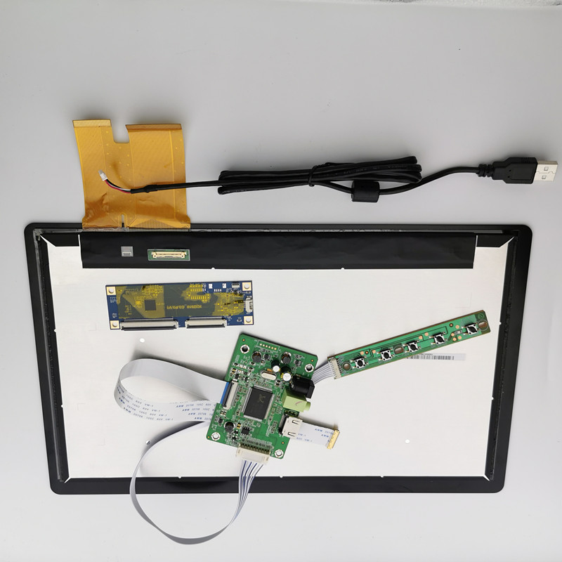 HD Control LCD driver board + 13.3 "capacitive touch assembly+LCD 1920 x1080 IPS LCD screen DIY kits Module Car Raspberry Pi 3