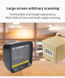 QR <strong>Code</strong> and <strong>Code</strong> 128 Barcodes 32bit Desktop Omnidirectional Barcode Scanner Supermarket Table Top Barcode Scanner - Product Image 4