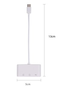 3合1通用串行总线OTG读卡器通用类型OTG TF/<span class=keywords><strong>sd</strong></span>卡读卡器电话分机头麦克风通用串行总线OTG适配器 - Product Image 6