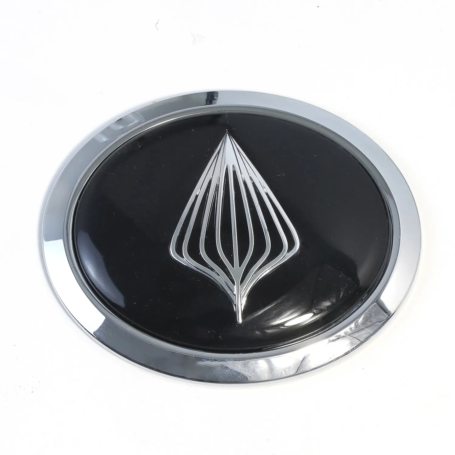 2024 chất lượng cao chrome tự dính biểu tượng xe huy hiệu mờ thiết kế ô tô phụ kiện xe ô tô màu đen tròn biểu tượng xe