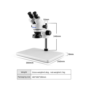 Murzider Stereo Kính Hiển Vi Thiết Bị Phòng Thí Nghiệm Bền Dụng Cụ Quang Học Stereo Kính Hiển Vi Với Độ Phân Giải Cao MSD202-B - Product Image 2