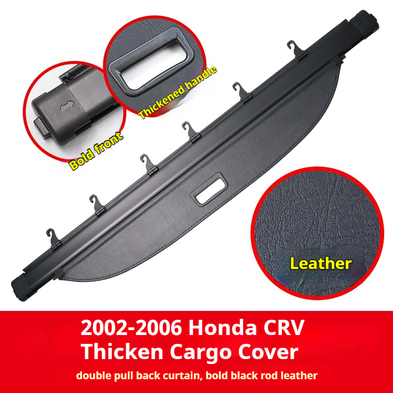 2002-2006 Honda CR-V: negro/beige lona, cuero, estría de carbono