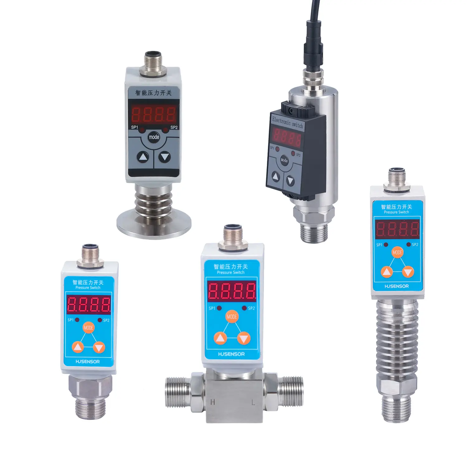 Hjsensor化学工業インテリジェントデジタル水圧スイッチ電子圧力コントローラー水圧スイッチ