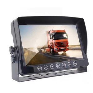 Monitor de coche de 9 pulgadas TFT AV/VGA Onput CCTV Auto retrovisor vigilancia de seguridad monitor de pantalla LCD para coche - Product Image 4