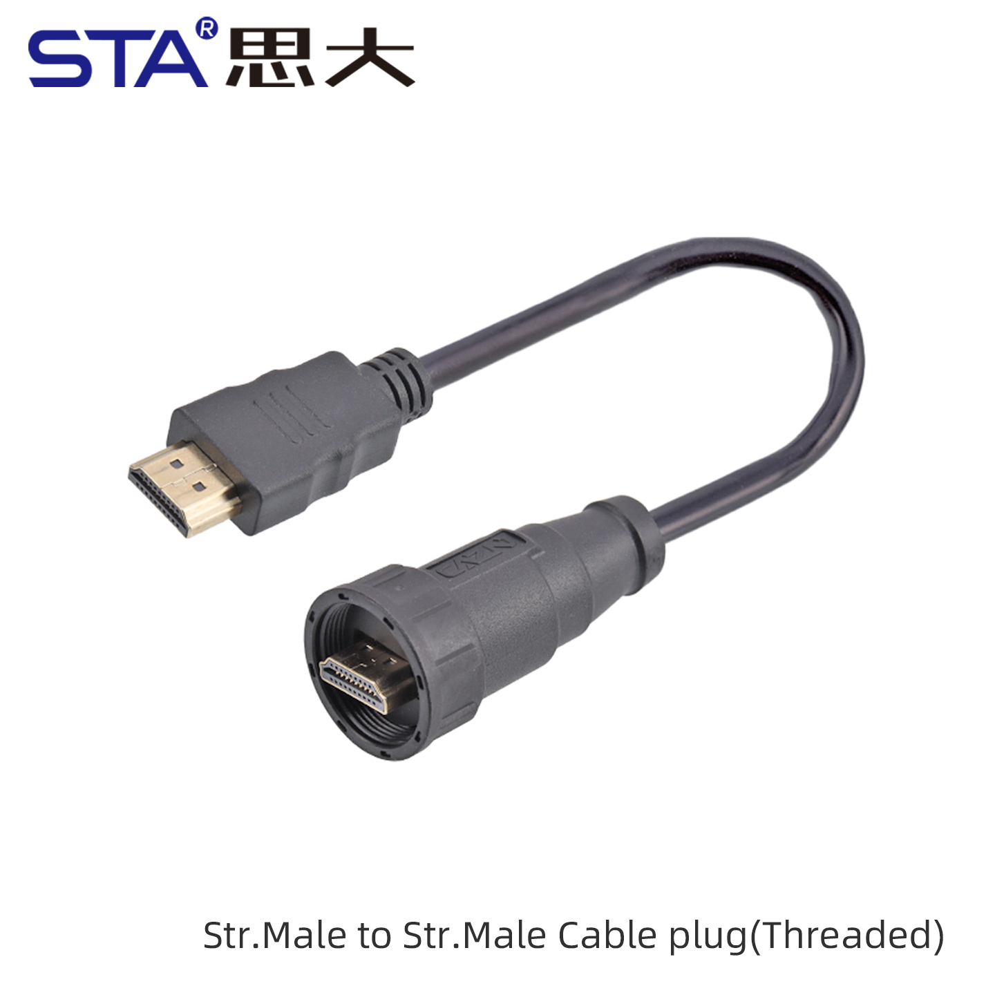 Connecteur mâle droit vers mâle