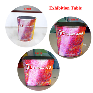 100cm di động khuyến mãi triển lãm truy cập bảng căng thẳng vải cong hình bầu dục thương mại hiển thị Pop Up truy cập khác Thiết bị hiển thị - Product Image 6