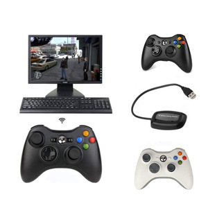 Förderung X-BOX360 drahtlosen Gaming-Controller mit 2.4G Empfänger gebaut in Dual Motor Gamepad Joystick, Unterstützung PC Android-Gerät