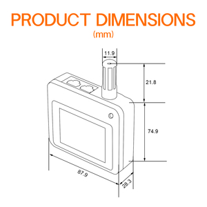 Sensor de temperatura y humedad impermeable IP67 termómetro Sensor de temperatura Rs485 sonda de temperatura - Product Image 6