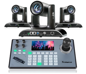 TEVO-VHD630A-NDI контроллера камеры NDI PTZ (3 шт.) + KB200PRO 30x оптический зум USB 3,0/HDMI/RJ45/SDI видеоконференционная система - Product Image 1