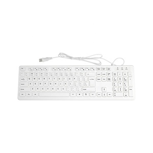 Source Factory Direct Sales Wireless 2.4G <strong>White</strong> Milk <strong>Color</strong> Home Office Notebook Desktop Wired <strong>Keyboard</strong> <strong>and</strong> <strong>Mouse</strong> Set - Product Image 2