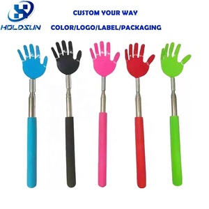 Trọng Lượng Nhẹ Hình Dạng Lòng Bàn Tay Ngứa Scratcher Kính Thiên Văn Thép Không Gỉ Backscratcher Với Mở Rộng Xử Lý Cho Cơ Thể Cù Massage - Product Image 2