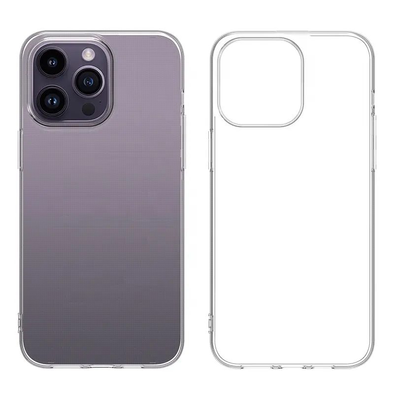 TPU Soft Transparent Phone Case für iPhone iPhone 15 Pro Max Clear Tpu Zubehör Oem Transparent Phone Case