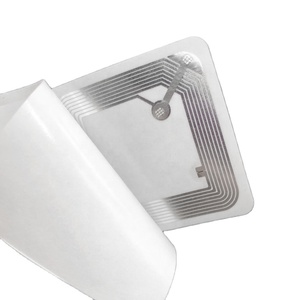 Kunden spezifische weiße RFID-Aufkleber Factory Square Antenna <span class=keywords><strong>HF</strong></span> Programmier bar 13,56 MHz ISO15693 für <span class=keywords><strong>ICODE</strong></span> <span class=keywords><strong>SLI</strong></span> Blank NFC <span class=keywords><strong>Tag</strong></span> Access - Product Image 1