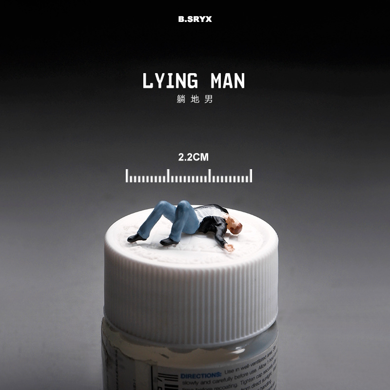 Lying Man - Black