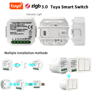 Умный модуль переключателя Zigbee, 1 клавиша, без нейтрального переключателя, с поддержкой беспроводной сети Zigbee2MQTT, Alexa, Google Home - Product Image 3