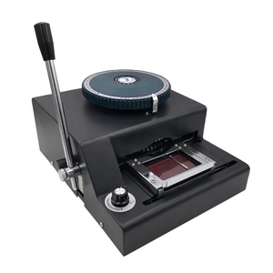 Produttore Desktop manuale PVC ID Card goffratrice personalizzata Reward Card Club Card Letterpress Coding Machine