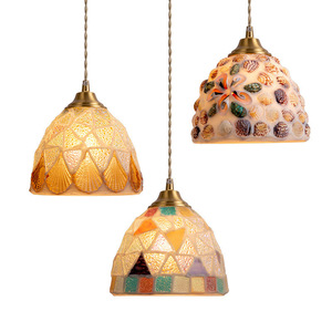 Son çıkan satış Tiffany y-ilham avize cam kristal ev otel dekoratif asılı Led kolye ışık - Product Image 6