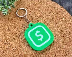 Promosyon özel 3d Pvc kauçuk silikon Rfid anahtar zincirleri NFC Logo anahtarlık 3D baskılı sosyal medya Instagram Keyname dokunun kart - Product Image 3