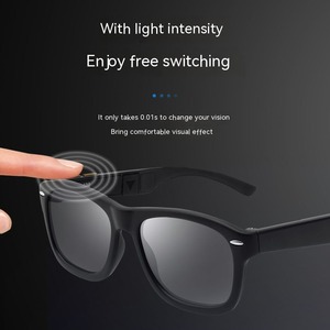 Nuevo estilo de alta tecnología TR90 marco Manual CAMBIO DE Color ajuste gafas de sol Chip de computadora gafas de sol - Product Image 4