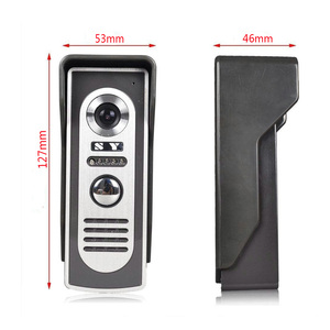 Video HD y grabación de fotos con cable Sistema de teléfono de puerta visual Pantalla táctil Intercomunicador DE SEGURIDAD Control de acceso al hogar para entrada segura - Product Image 6