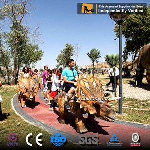 Benim Dino AR007 eğlence ekipmanları jetonlu robotik dinozor parkı sürmek