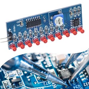 Akıllı elektronik kitleri NE555 + CD4017 LED ışık su akan DIY kiti elektronik üretim paketi DIY elektronik öğrenme için - Product Image 4