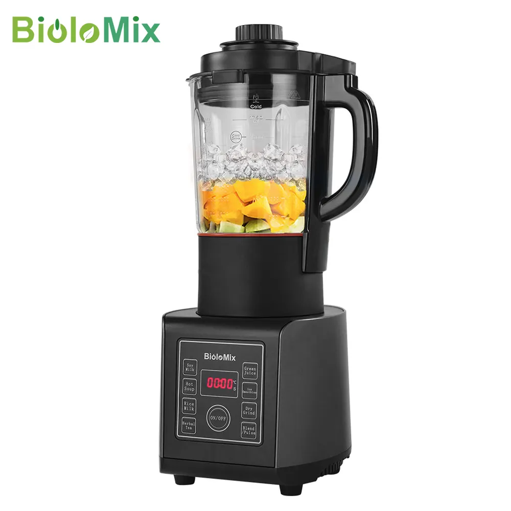 Vaso di vetro frullatore miscelatore zuppa Maker 8 Touchpad preprogrammato super strong liquidificador macchina per frullato di ghiaccio all'ingrosso 1500W