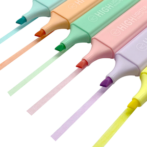 Manufacturing Cheap Custom Big Capacity Fresh <strong>Highlighters</strong> Text <strong>Marker</strong> <strong>Highlighter</strong> Pen Soft <strong>Chisel</strong> Tip 5mm for Bible Study - Product Image 2