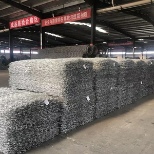 XBY alto zinco zincato gabbion scatole/rivestito gabbione cestello/muro di contenimento pietra gabbion rete