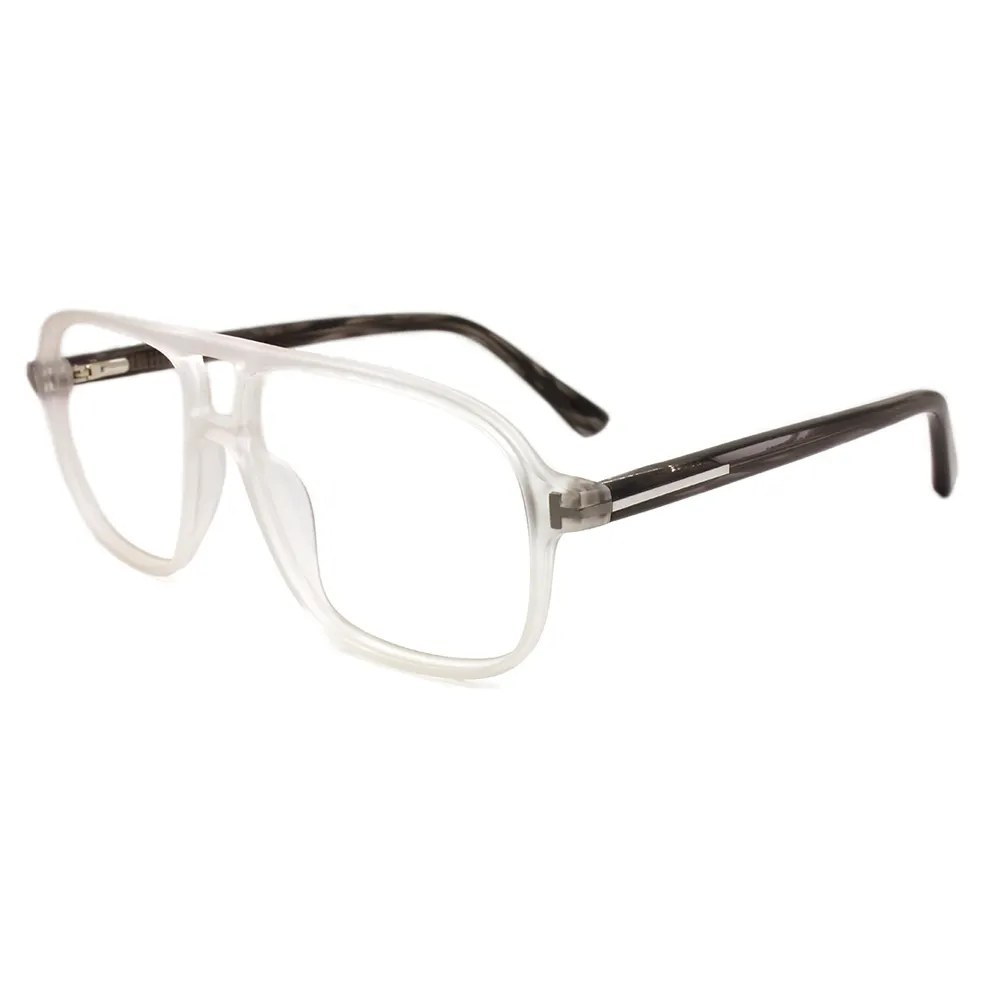 سارة الصين مصنع مزدوجة جسر إطار نظارة بصر نظارات حجر الراين واضح عدسة نظارات