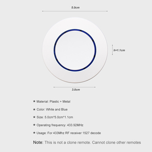 433MHz <strong>Wireless</strong> SOS <strong>Button</strong> Panic <strong>Button</strong> <strong>Wireless</strong> <strong>Button</strong> for Doorbell Funtion for Our Home Burglar Alarm <strong>System</strong> - Product Image 3