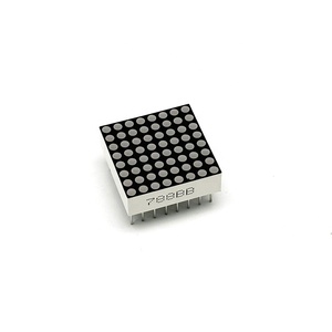 8*8 Dot <strong>matrix</strong> 20*20mm <strong>Led</strong> Displays Screens Red Light High Bright <strong>Led</strong> Module Dot <strong>matrix</strong> Digital Signages